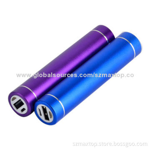 Portable Power Bank Charger, 2200mAh Capacity, Aluminum-Magnesium Alloy Case, CE, FCC, RoHS